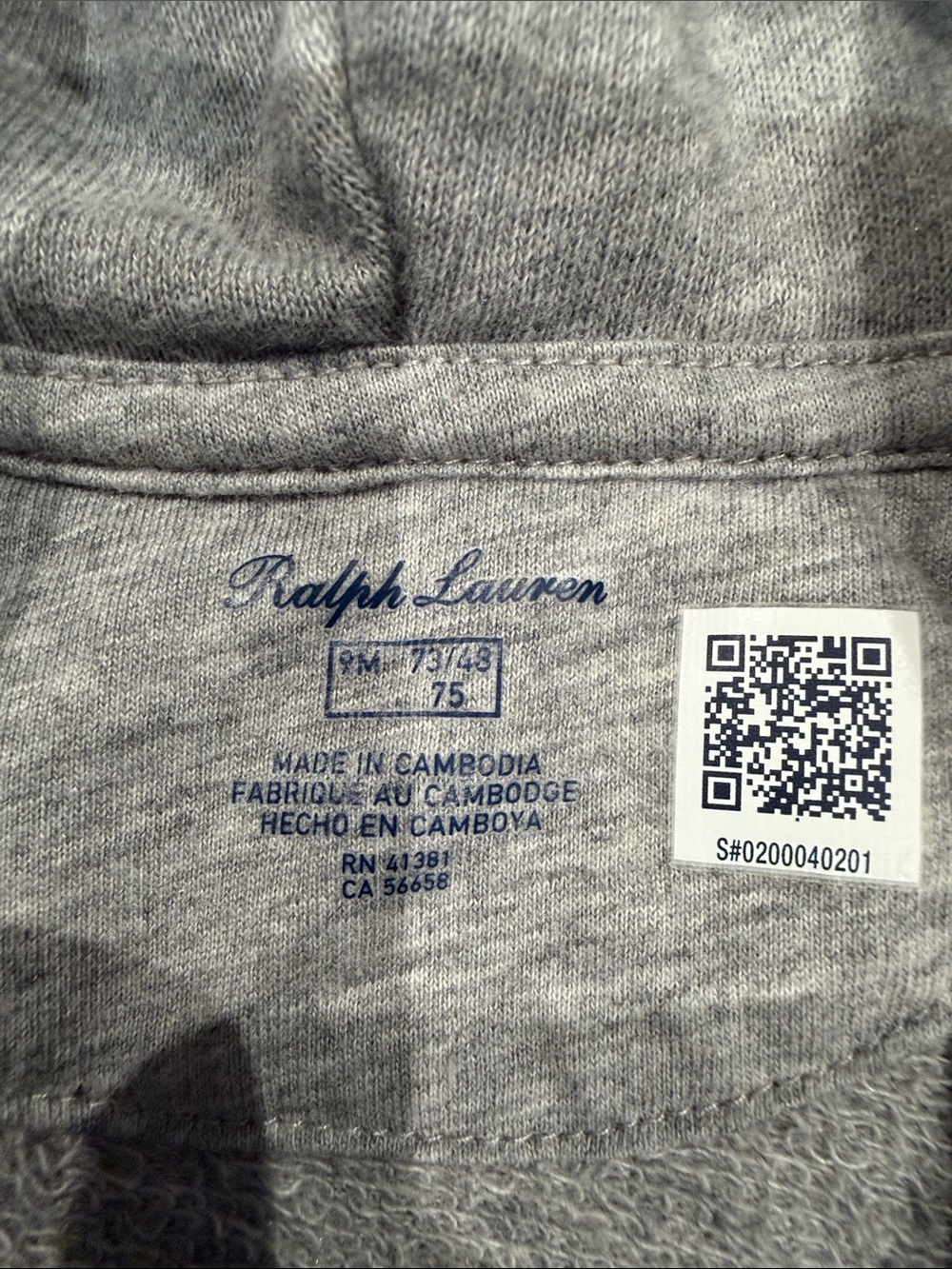 Polo by Ralph Lauren Gray Hoodie and Joggers Set - Picture 3 of 8